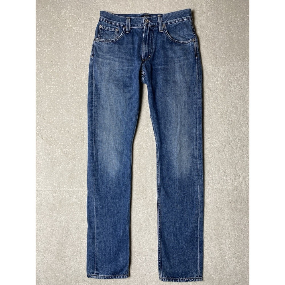Citizens of Humanity Bowery Slim Jeans Men's 30x30 Measured Blue‎ Denim USA
